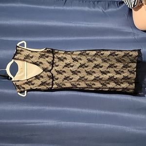 Little black lace dress